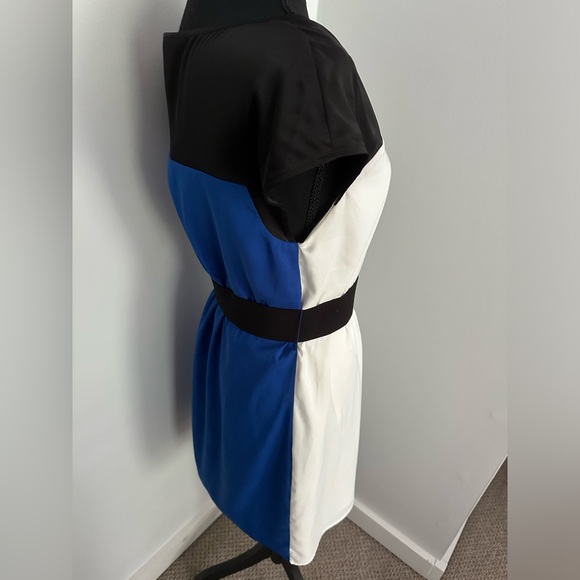 Express Belted Color Block Dress Size S - Picture 3 of 6
